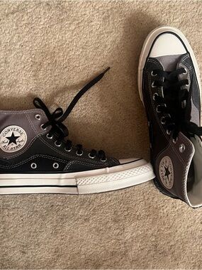 NWOT Converse Chuck 70 Crafted Patchwork High Top Sneaker Shoe Grey Black Unisex